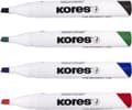 Miniatyrbillede 3 af 3: Kores whiteboard tuscher XW2, mejselformet spids 3-5 mm, pose 4 stk.