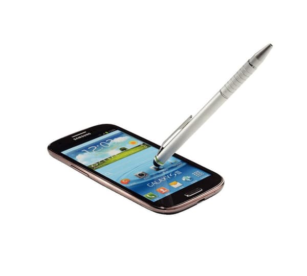 Komplett 2-i-1 penna silver