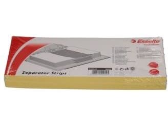 Esselte Cardboard separator 1/3 A4 100pcs. yellow (ET6948)