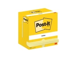 Post-It 655-CY, Rektangel, Gul, papper, PEFC, 127 mm, 76 mm