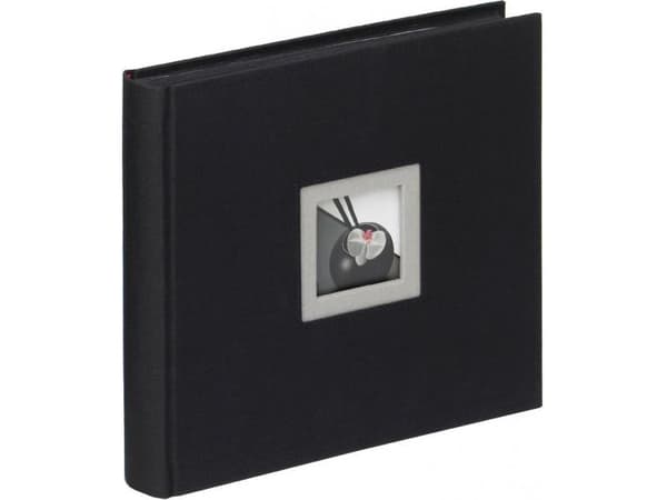 Walther Design Gmbhco Album WALTHER FA-209-B B&W 26x25 50 sider svart | hjørner/klistremerker | av bokbinding | lin | plass for et bilde på omslaget