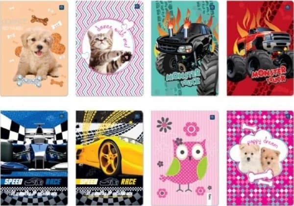 Interdruk Anteckningsbok UV A5/80k slät