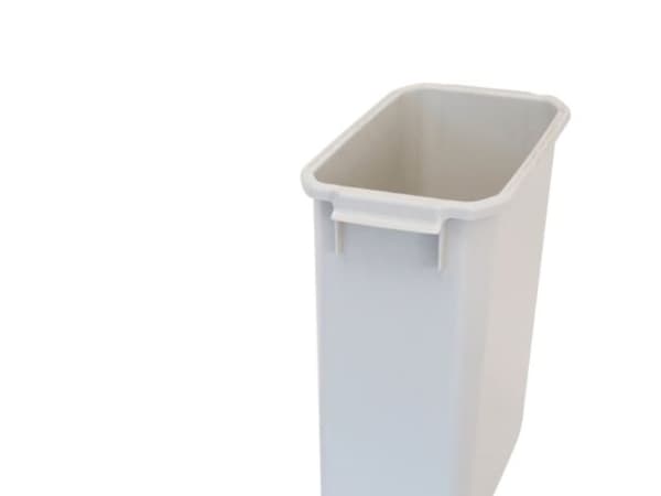 Affaldsbeholder 60L Hvid Patricia