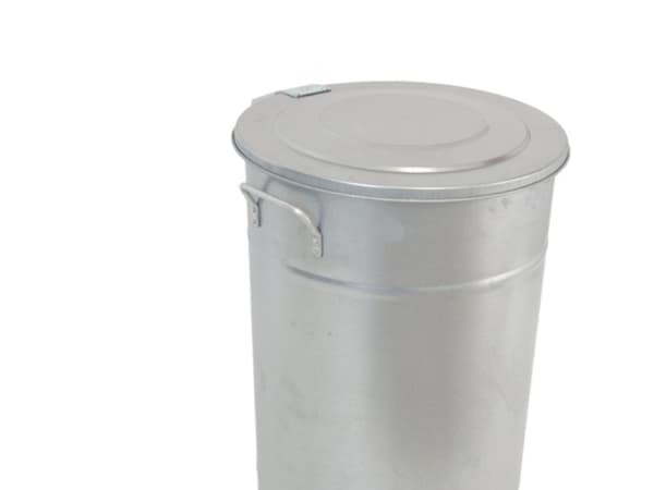 Affaldsbeholder Greger Galv. 70L med låg og pedal
