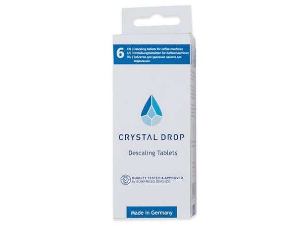 Crystal Drop Descaling tablets CRYSTAL DROP 6 pcs. (Nivona, Miele, Delonghi, Siemens, Bosch, Jura, Melitta