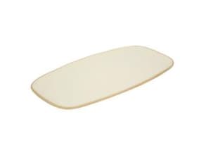 Serveringsfad Marl L35.5xB19xH1.5cm Melamin 2-farvet Cream,stk