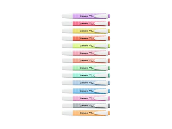 STABILO swing cool Pastel, 1 styck, Lime, Mejselspets, Lime, Vit, Rektangel, 1 mm