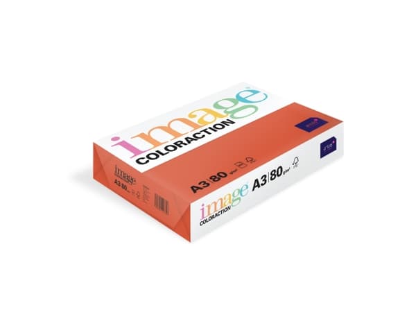Kopipapir Image Coloraction A3 80g London Dark red 500ark/pkt