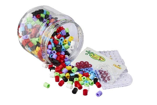 Hama maxi pärlor 400 pärlor+2 plattor i grönt burk