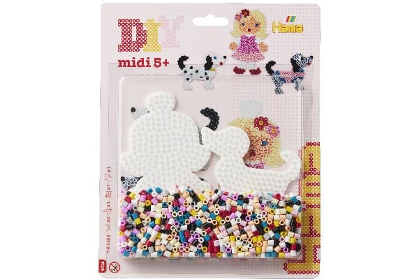Hama midi blisterpack docka &amp; hund