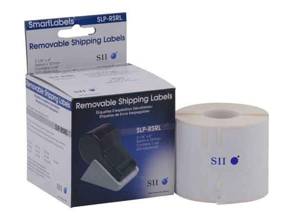 Seiko Instruments SLP-RSRL - Halvhäftande - 57.15 x 101.6 mm 220 etikett (er) (1 rulle/rullar x 220) transportetiketter - för Smart Label Printer 200