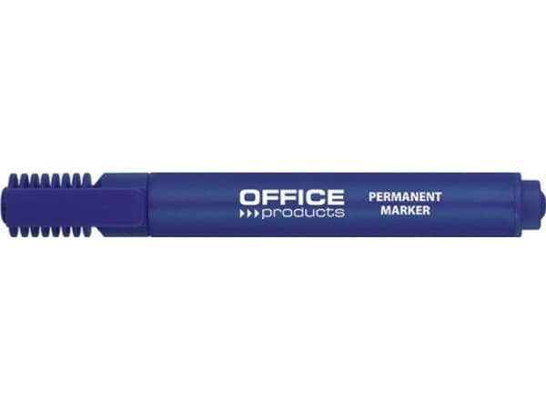Office Products Marker permanentny, ścięty, 1-5mm (linia), niebieski