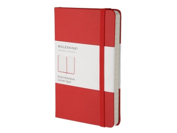 Moleskine Classic, Yksivärinen, Punainen, 240 arkkia, Matta, Kovakantinen, Aikuinen