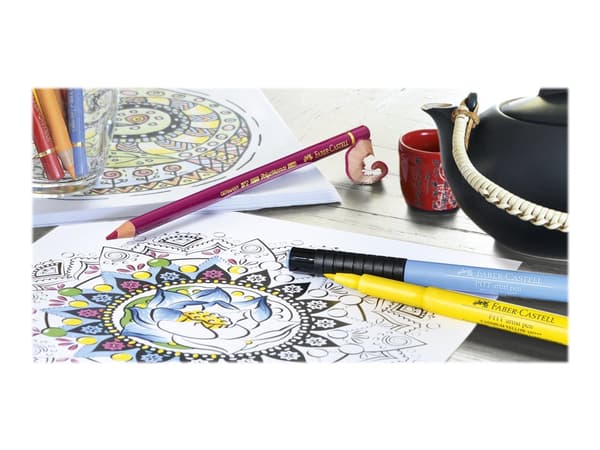 Faber-Castell PITT Artist Pen - Børstepenn - permanent - assorterte pastellfarger - tusj (en pakke 6)