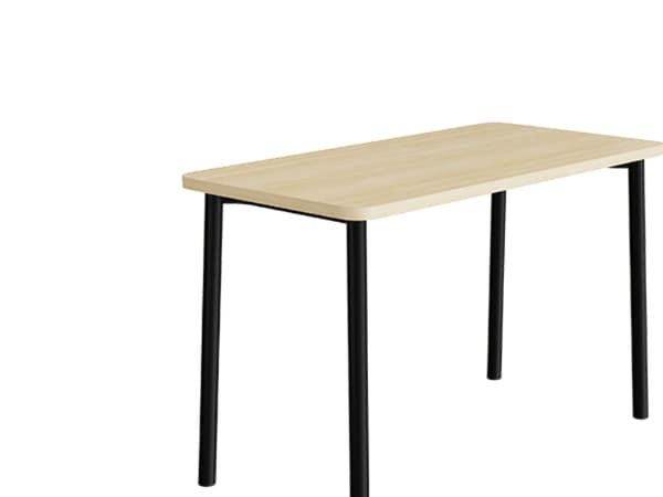 Bord Add 590, 1400x700 mm höjd 900 mm med ljudabsorberande björklaminat, svart ram