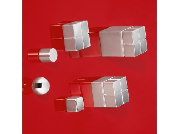 Sigel SuperDym-Magnet C10 ExtraStrong sølv 20 x 20 10 mm polert - SIGEL BA704 SuperDym C10 20x10mm (BA704)