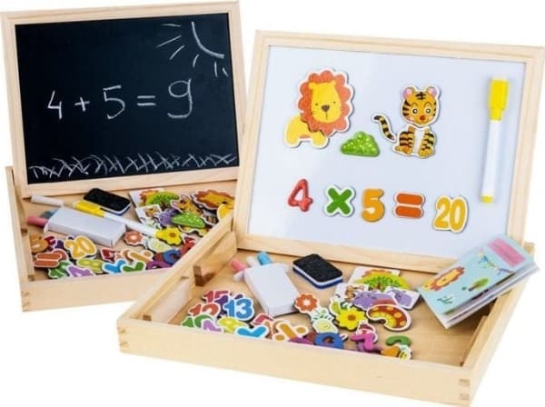Jokomisiada Puinen magneettinen liitutaulu + acc TA0072