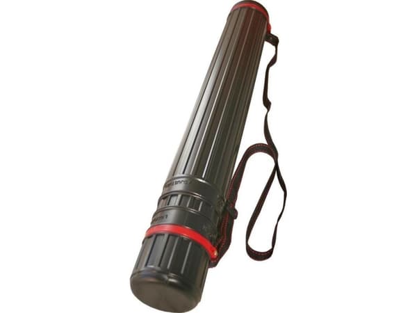 Plastrør for dokumentoppbevaring på farten - Titanum TUBA - Justerbar lengde: 60-110cm - Ø: 8,5CM - Farge: Sort - SKU: 166992