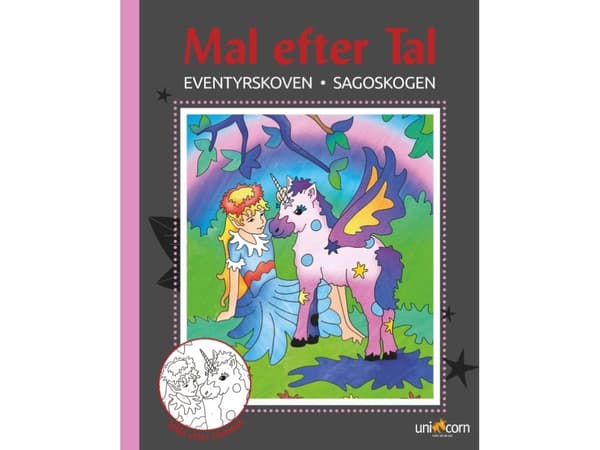Maalaa numeroiden mukaan - Eventyrskoven ( paint by numbers)