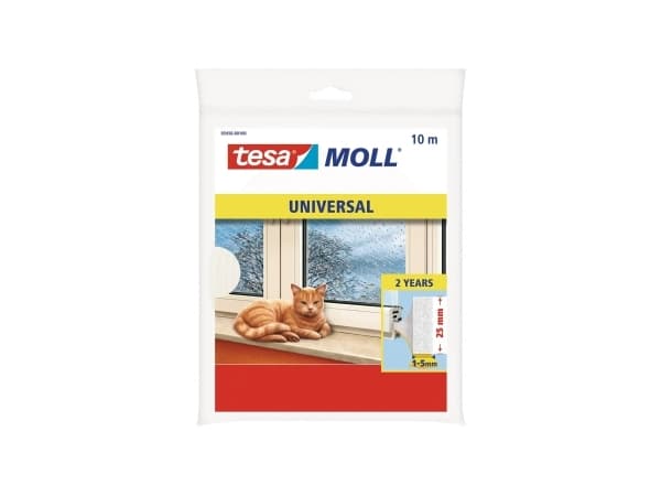 TESA Universal, Hvit, PVC, Tre, 10 m, 9 mm, 6 µm