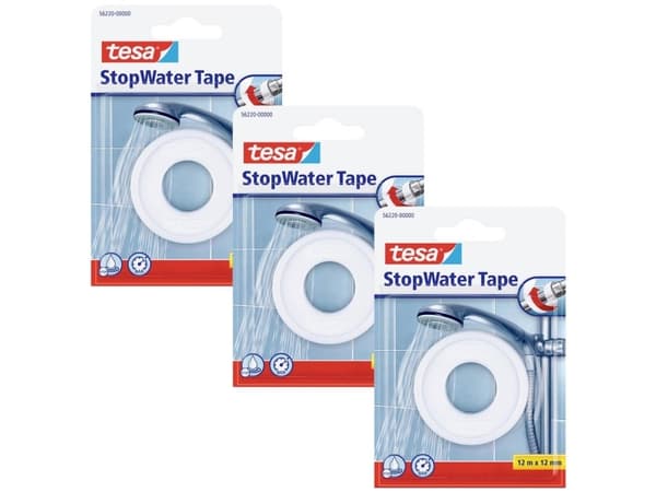 TESA 56220, Valkoinen, Metalli, PVC-muovi, 12 m, 1,2 cm, Kupla