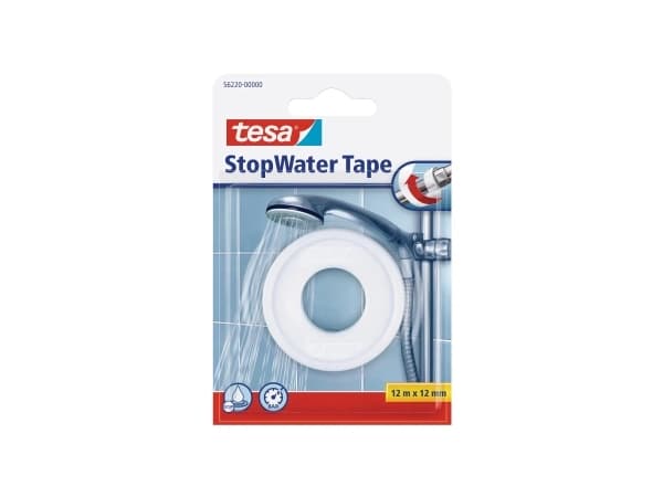 TESA 56220, Valkoinen, Metalli, PVC-muovi, 12 m, 1,2 cm, Kupla