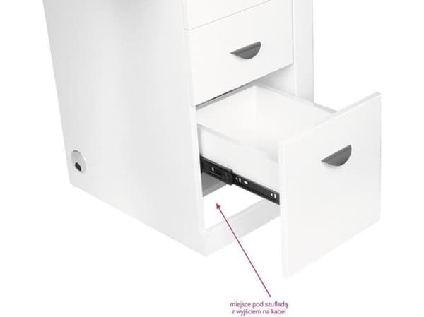 Activeshop Kosmetikbord 310 vit höger