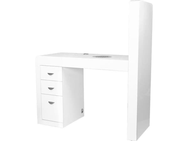 Activeshop Kosmetisk skrivebord 310 hvit, høyre