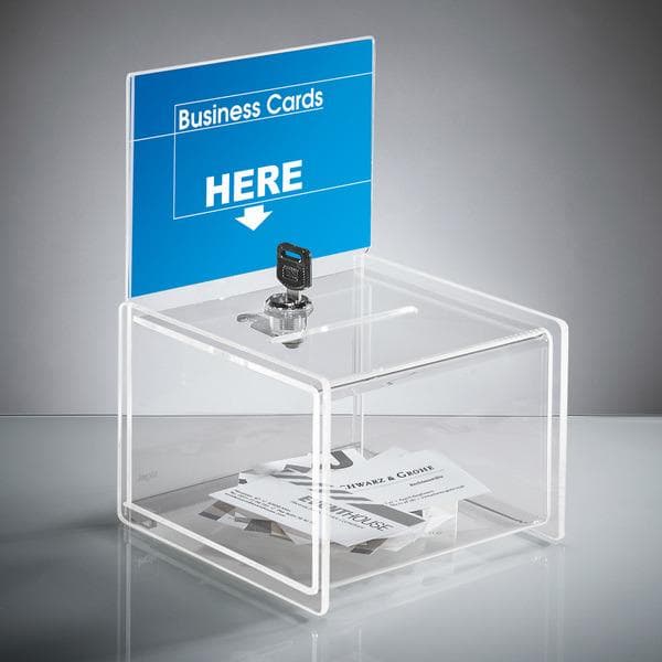 Sigel SI-VA151 Action Tray läpinäkyvä Sisältää lukon 15x22x15mm cm + sisäke A6:lle