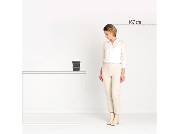 Brabantia Sort & Go Waste Bin, 188 mm, 139 mm, 181 mm, Belgia