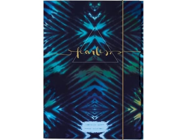 Herlitz New Batik Fearless, A3, Blå, Marineblå, Portrett, Elastisk bånd, 1 stykker