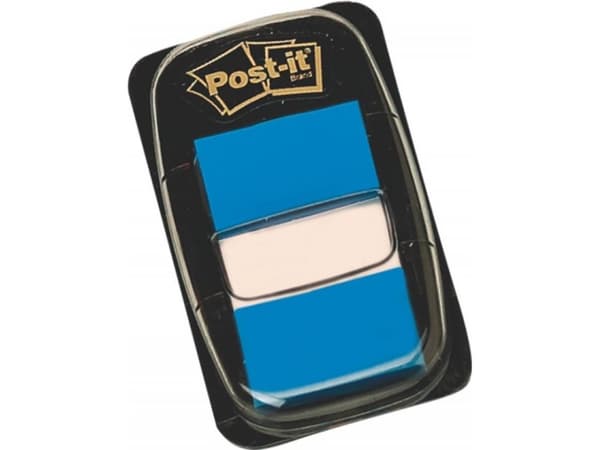 Post-it POST-IT TABS 25 X 43 MM 680-2 BLÅ 50 KORT