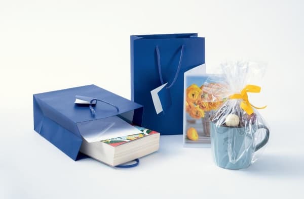 Sigel GT504, Presentpåse, Blå, Monokromatiskt, papper, Mätt, 157 g/m ^