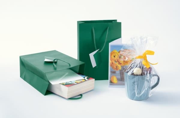 Sigel GT501, Presentpåse, Grön, Monokromatiskt, papper, Mätt, 157 g/m ^