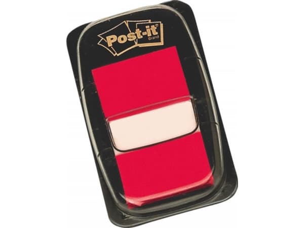 Post-it POST-IT BOKBOK 25 X 43 MM 680-1 50 RØDE SIDER