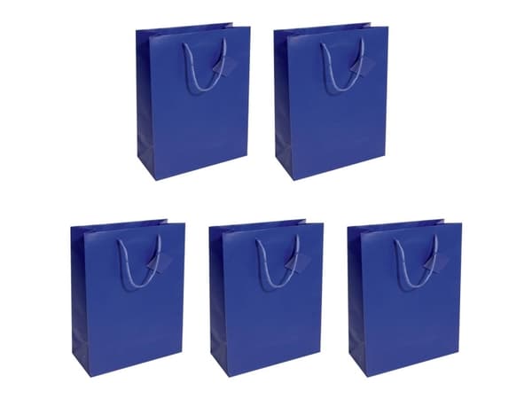 Sigel GT503, Gavepapirbag, Blå, Monokromatisk, Papir, Matt, 157 g/m²