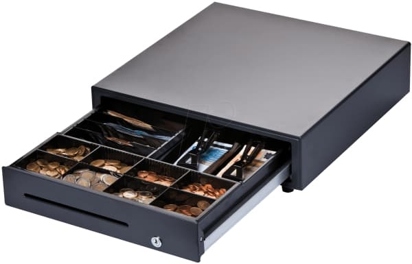 Metapace K-1 - Elektronisk kontantskuff - monterbar under skrivebord - rustfritt stål