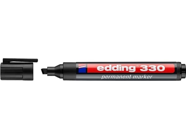 edding 330 - Markør - permanent - svart - 1-5 mm