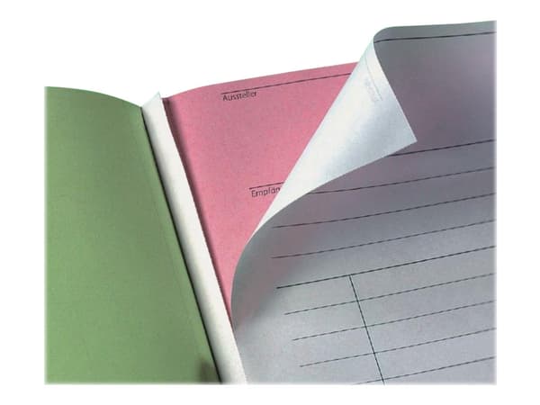 Segl - Kvittering - 40 ark - A6 - liggende - tredobbelt - karbonfri