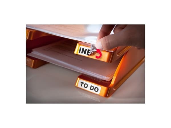 Avery L4743REV-100, hvit, avrundet rektangel, avtagbar, 99,1 x 42,3 mm, A4, universal