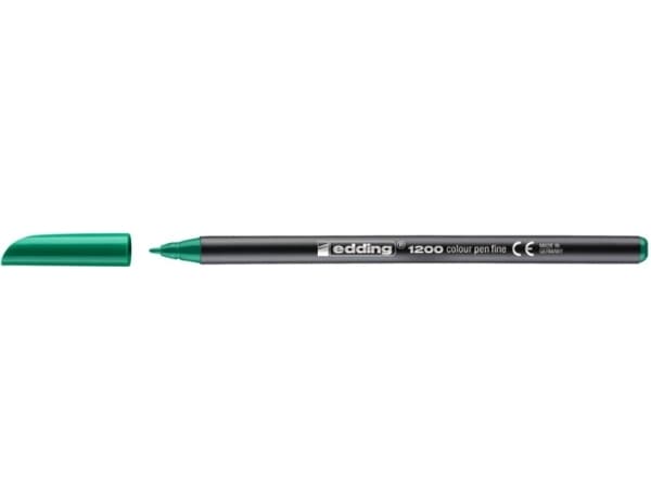 edding 1200 - Fibertuppenn - grønn - vannbasert blekk - 0.5-1 mm
