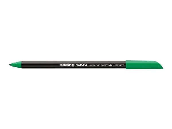 edding 1200 - Fibertuppenn - grønn - vannbasert blekk - 0.5-1 mm