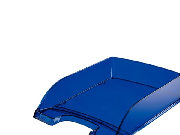 Leitz Plus - Brevbakke - for A4 (210 x 297 mm) - gjennomsiktig mørk blå