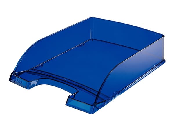 Leitz Plus - Brevbakke - for A4 (210 x 297 mm) - gjennomsiktig mørk blå