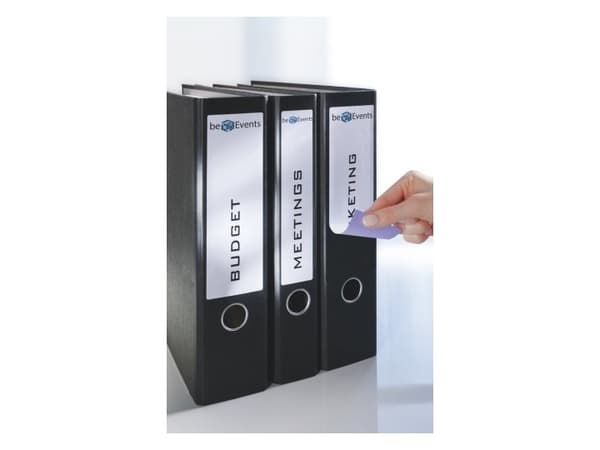 Avery L6061REV-20, hvit, avrundet rektangel, avtakbar, 59 x 192 mm, A4, papir