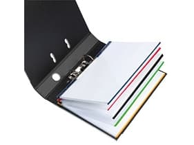 Herlitz 10914414, 210 x 297 mm (A4), Assorterte farger, Polypropylen (PP), Portrett, 50 stykker