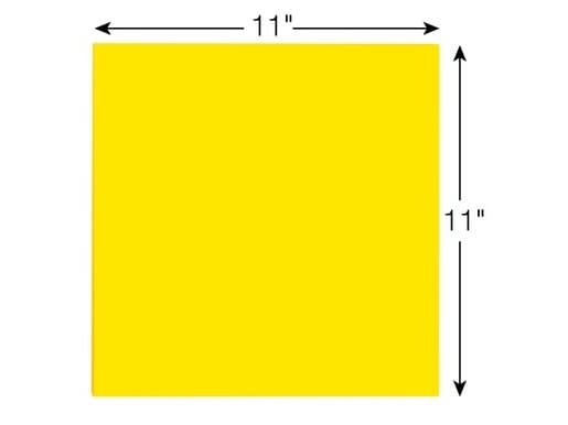 3M Notizzettel Super Sticky Big Notes Gelb, Neliö, Keltainen, Paperi, 279 mm, 279 mm, 30 arkkia