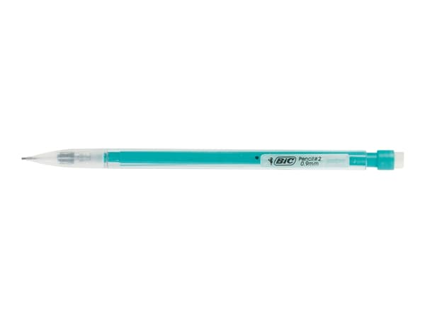 BIC Matic Strong - Mekanisk blyant - super højpolymer - HB - 0,9 mm - stor - med viskelæder - pakke med 12 kpl