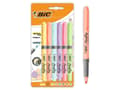 Miniatyrbilde 2 av 5: Overstregningspenne BIC Highlighter Grip Pastel med 6 stk. ass. pastelfarver