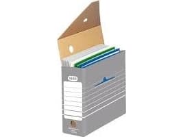 Elba CF50, Pahvi, Harmaa, Valkoinen, A4, A4, 10 laatikko(a), 110 x 340 x 270 mm